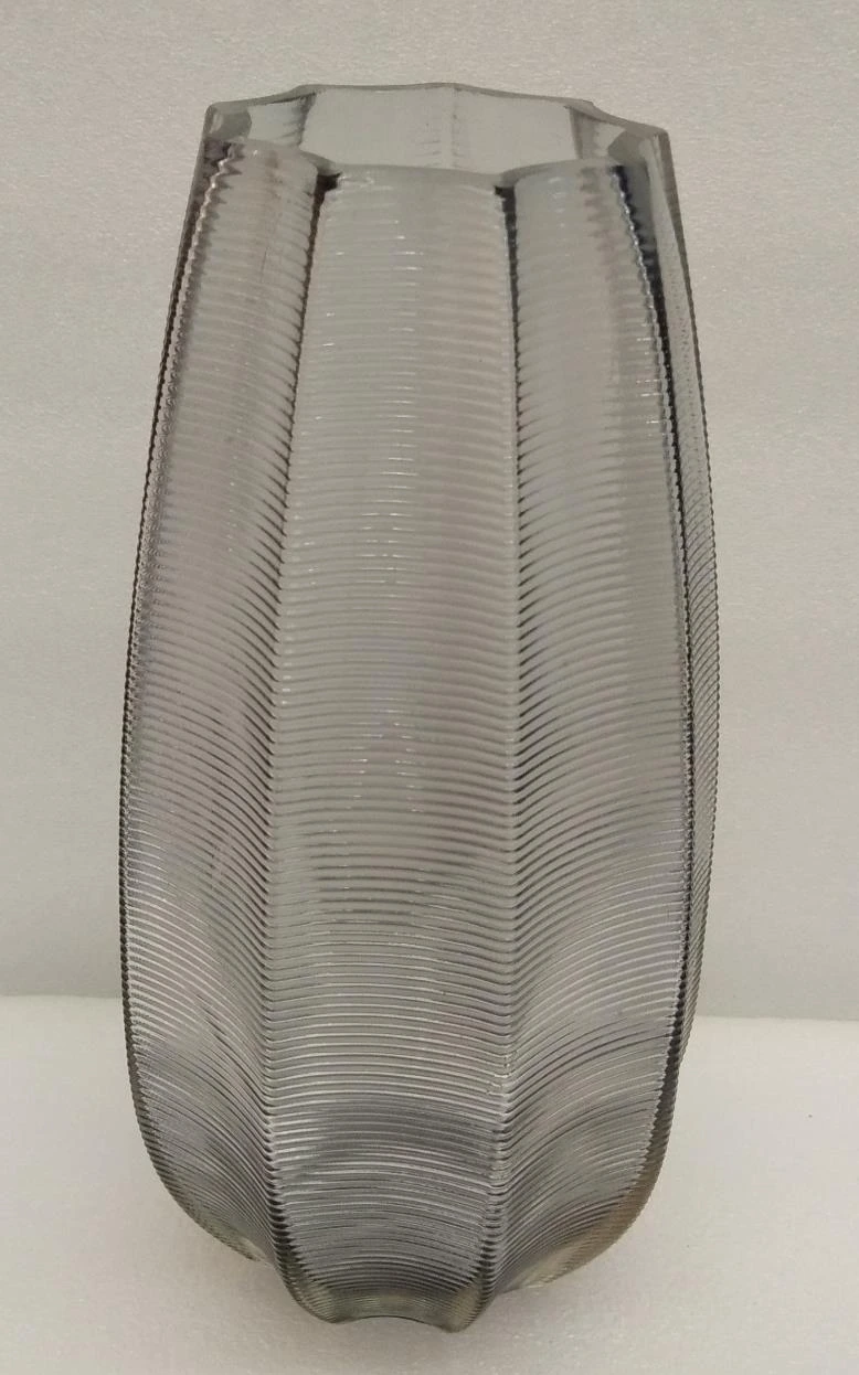 Glass Vase Chrono Coloured 7x10x23cm